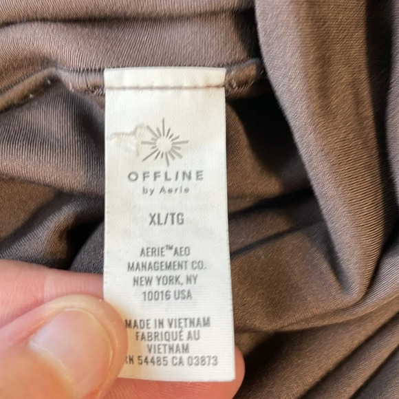 Offline by Aerie Real Me 7/8 Leggings High-Rise brown ankle size XL - Picture 6 of 8